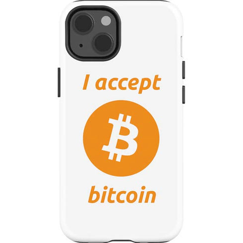 I Accept Bitcoin iPhone 13 Impact Case