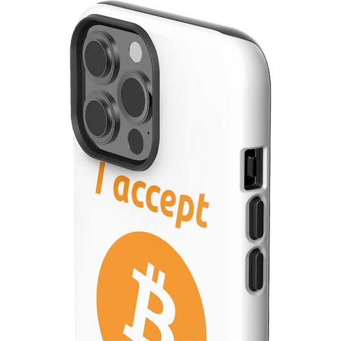 I Accept Bitcoin iPhone 13 Pro Max Impact Case
