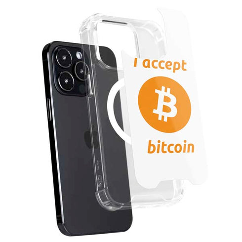 I Accept Bitcoin iPhone 13 Pro Max MagSafe Case