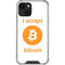 I Accept Bitcoin iPhone 14 Plus Clear Case