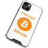 I Accept Bitcoin iPhone 14 Plus Clear Case