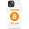 I Accept Bitcoin iPhone 14 Impact Case