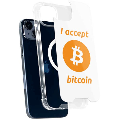 I Accept Bitcoin iPhone 14 Plus MagSafe Case