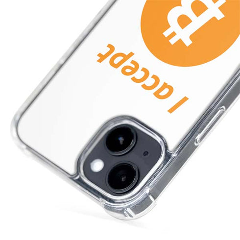 I Accept Bitcoin iPhone 15 Plus MagSafe Case
