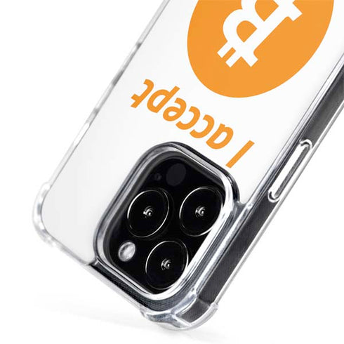 I Accept Bitcoin iPhone 15 Pro MagSafe Case