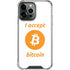 I Accept Bitcoin iPhone 14 Pro Max Clear Case