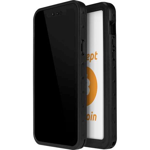 I Accept Bitcoin iPhone 14 Pro Waterproof Case