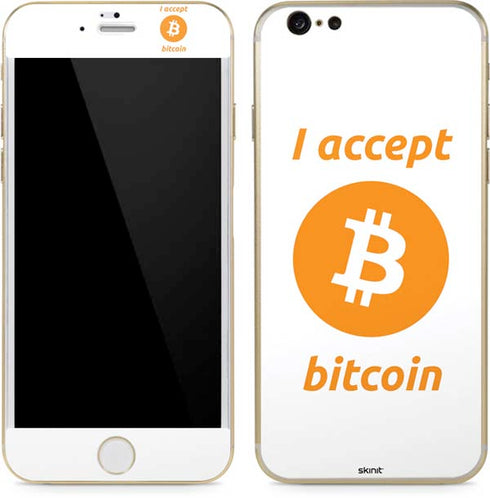 I Accept Bitcoin iPhone 6/6s Skin