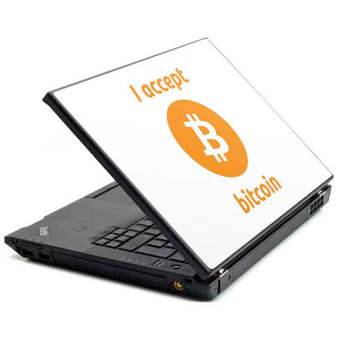 I Accept Bitcoin Lenovo T420 Skin