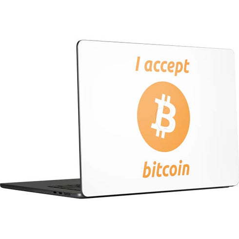 I Accept Bitcoin MacBook Air 15 in (2023) Skin