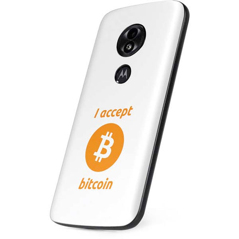I Accept Bitcoin Moto E5 Play Skin
