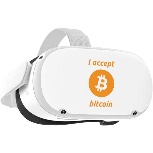 I Accept Bitcoin Oculus Quest 2 Skin