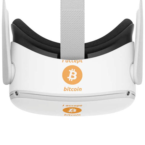 I Accept Bitcoin Oculus Quest 2 Skin