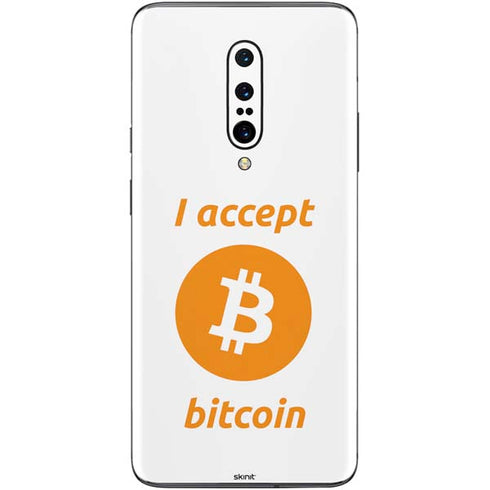 I Accept Bitcoin OnePlus 7 Pro Skin