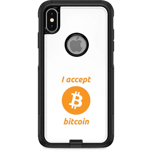 I Accept Bitcoin Otterbox Commuter iPhone Skin