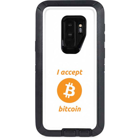 I Accept Bitcoin Otterbox Defender Galaxy Skin