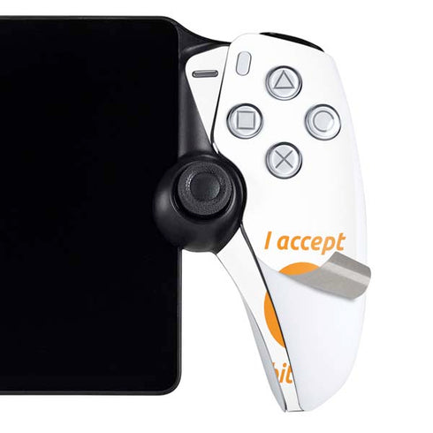 I Accept Bitcoin PlayStation Portal Remote Player Skin