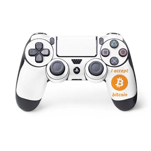 I Accept Bitcoin PS4 Controller Skin