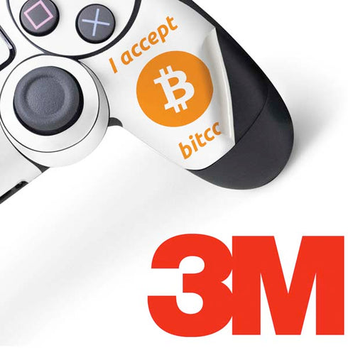 I Accept Bitcoin PS4 Controller Skin