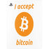I Accept Bitcoin PS5 Console Skin