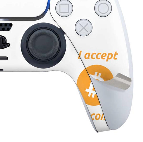 I Accept Bitcoin PS5 Slim Digital Edition Bundle Skin