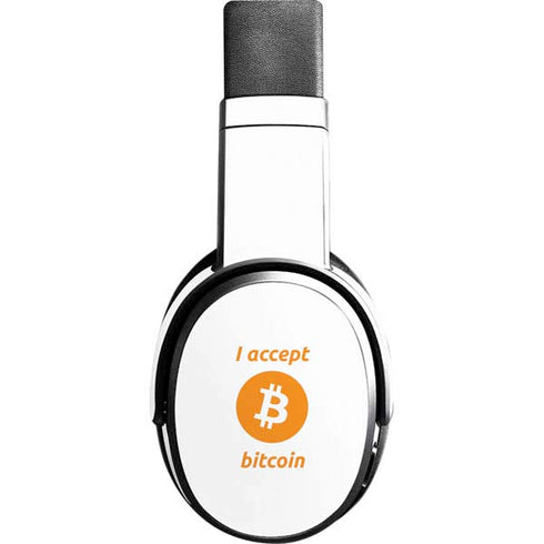 I Accept Bitcoin Skullcandy Crusher Wireless Skin