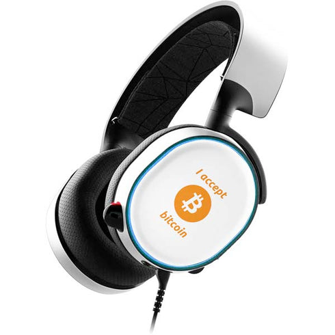 I Accept Bitcoin SteelSeries Arctis 3 Skin
