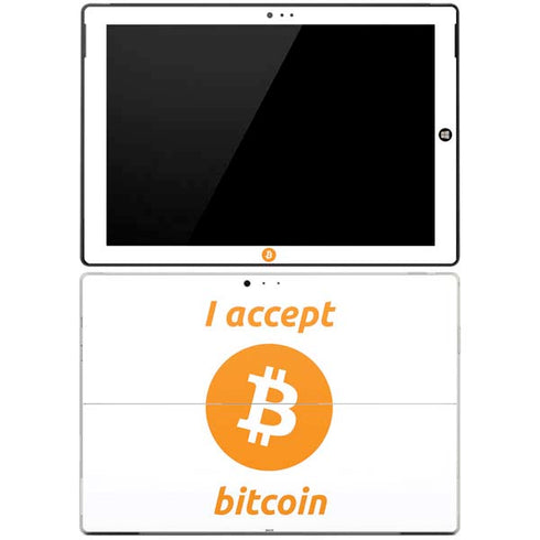I Accept Bitcoin Surface Pro 3 Skin