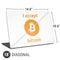 I Accept Bitcoin Universal Laptop 18in (14.6 x 10.6in) Skin