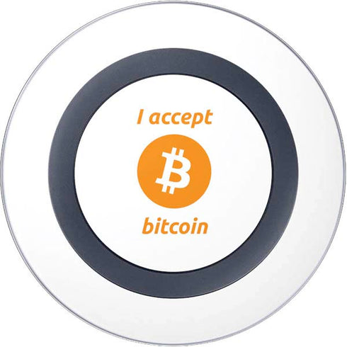 I Accept Bitcoin Wireless Charger Skin