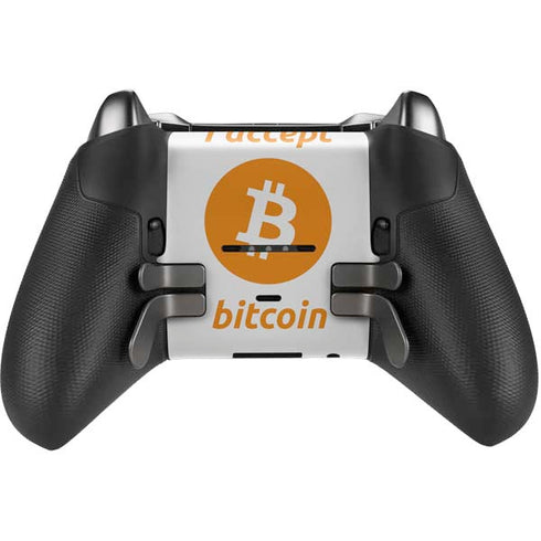 I Accept Bitcoin Xbox Elite Wireless Controller Series 2 Skin