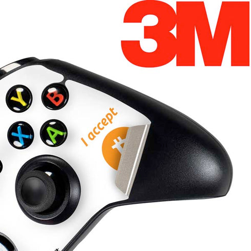 I Accept Bitcoin Xbox One Controller Skin