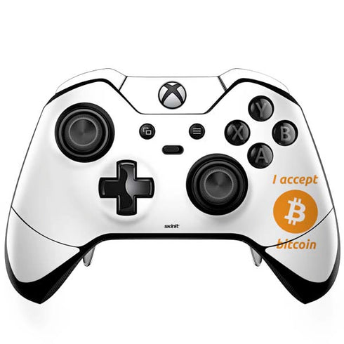 I Accept Bitcoin Xbox One Elite Controller Skin