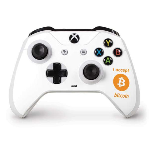 I Accept Bitcoin Xbox One S Controller Skin