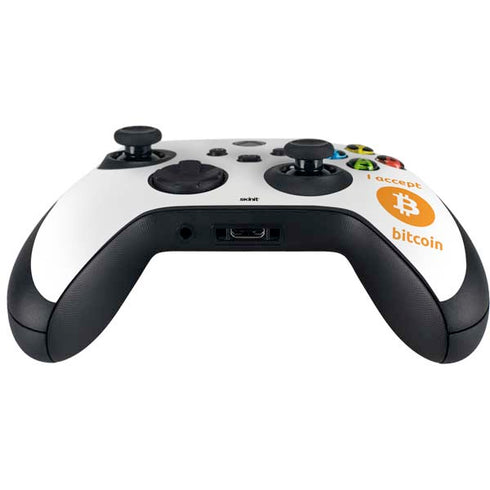 I Accept Bitcoin Xbox Series X Controller Skin