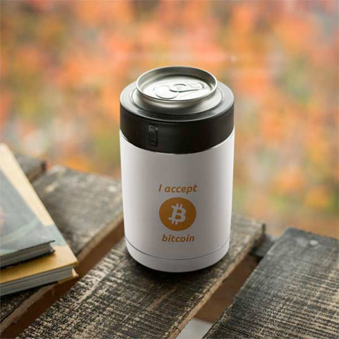 I Accept Bitcoin Yeti Colster Can Insulator Skin