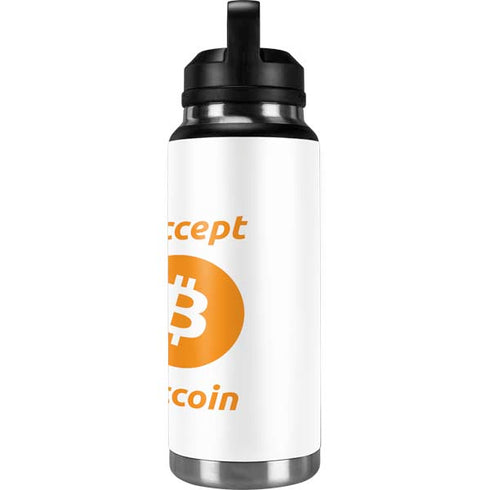 I Accept Bitcoin YETI Rambler 36oz Bottle Skin