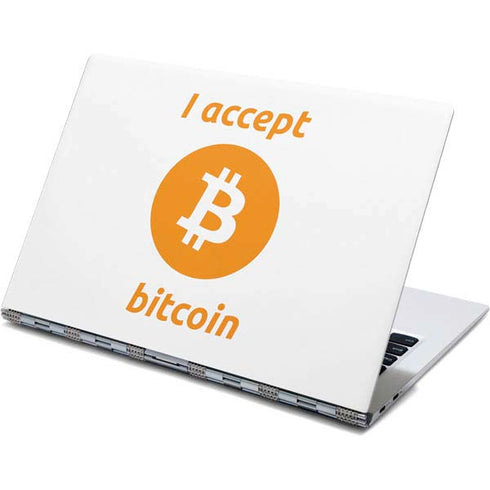 I Accept Bitcoin Yoga 910 2-in-1 14in Touch-Screen Skin