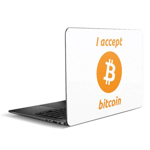 I Accept Bitcoin Zenbook UX305FA 13.3in Skin