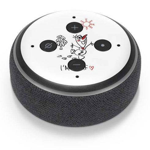 Disney Frozen I Am Olaf Art Amazon Echo Dot Skin