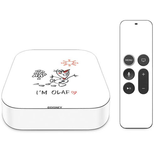 Disney Frozen I Am Olaf Art Apple TV Skin