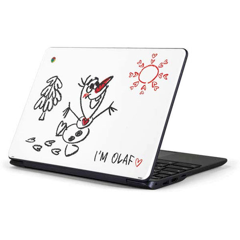 Disney Frozen I Am Olaf Art Samsung Chromebook Skin
