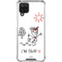 Disney Frozen I Am Olaf Art Galaxy A12 Clear Case