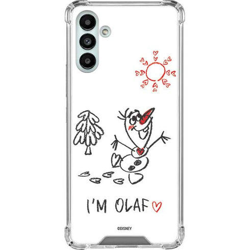 Disney Frozen I Am Olaf Art Galaxy A13 5G Clear Case