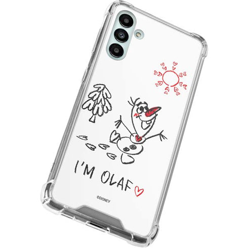 Disney Frozen I Am Olaf Art Galaxy A13 5G Clear Case