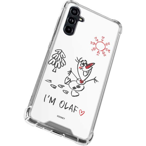 Disney Frozen I Am Olaf Art Galaxy A54 5G Clear Case