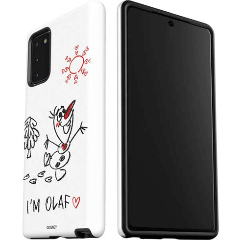 Disney Frozen I Am Olaf Art Galaxy Note20 5G Pro Case