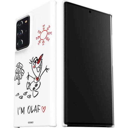 Disney Frozen I Am Olaf Art Galaxy Note20 Ultra 5G Lite Case