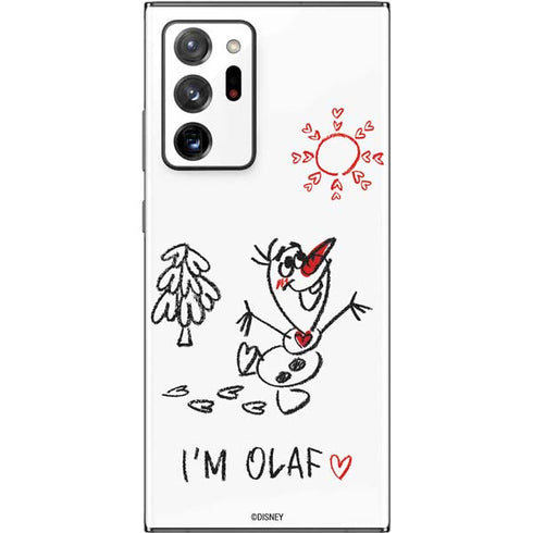Disney Frozen I Am Olaf Art Galaxy Note20 Ultra 5G Skin