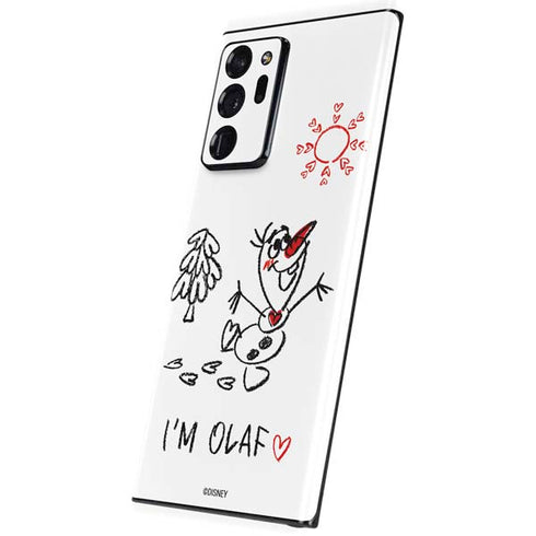 Disney Frozen I Am Olaf Art Galaxy Note20 Ultra 5G Skin